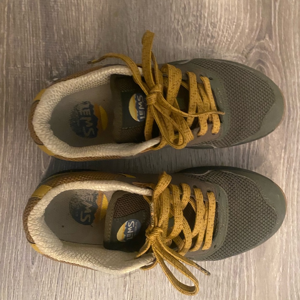 Lems Women's Sneakers in Olive and Mustard